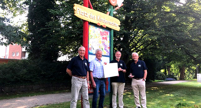 Kiwanis Club hilft dem Kinderschutzbund