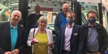 SPD-Kreistagsfraktionen besuchen Testzentrum für automatisiertes Fahren in Lauenburg