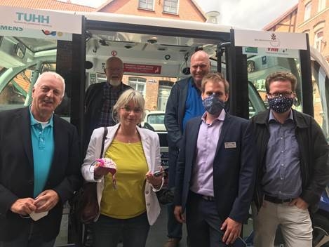 SPD-Kreistagsfraktionen besuchen Testzentrum für automatisiertes Fahren in Lauenburg
