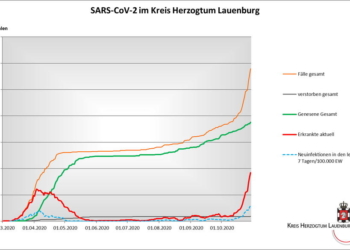 Corona-Lage im Kreis Herzogtum Lauenburg am Freitag, 30. Oktober