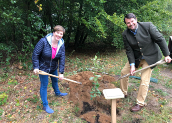 CDU-Kreisverband Herzogtum Lauenburg pflanzt Eiche zum Tag der Deutschen Einheit