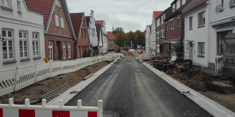 Gute Baufortschritte in der Ratzeburger Domstraße