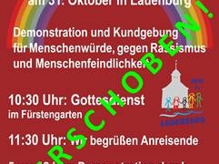 Kundgebung ‚Wir sind nicht still!‘ in Lauenburg wird auf 2021 verschoben