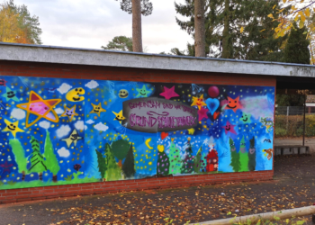 ‚Gemeinsam sind wir stark‘ – Graffitiprojekt an der Tanneckschule