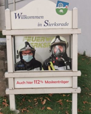 Neuer Willkommenshinweis an den Ortseingängen von Sierksrade