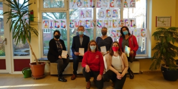 570.000 Vorleser und Zuhörer beim Vorlesetag und die Till-Eulenspiegel-Schüler aus Mölln mit dabei