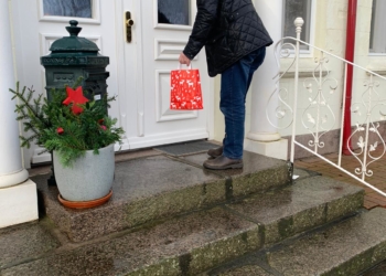 Heiligabendbesuche der Jungen Union: Freude bei Senioren