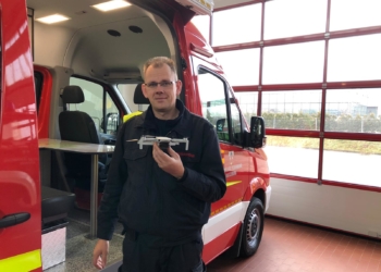 Eine Drohne für die Feuerwehr