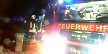 Schornsteinbrand in Kittlitz