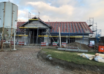 Göldenitz: Bau des Gemeindezentrums geht gut voran!