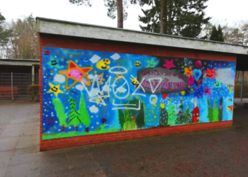 Ehrlose Aktion: Möllner Schülergraffiti wurde getaggt