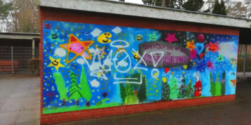 Ehrlose Aktion: Möllner Schülergraffiti wurde getaggt