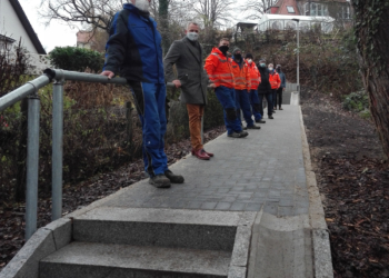 Ratzeburg: Treppenanlage zwischen der ‚Oelmannsallee‘ und ‚Am Mühlengraben‘ fertiggestellt