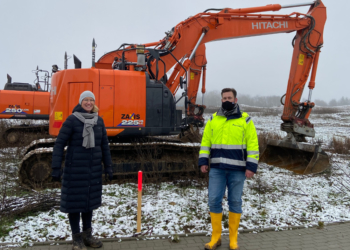 Baubeginn für neue Firmenzentrale der Vereinigte Stadtwerke GmbH