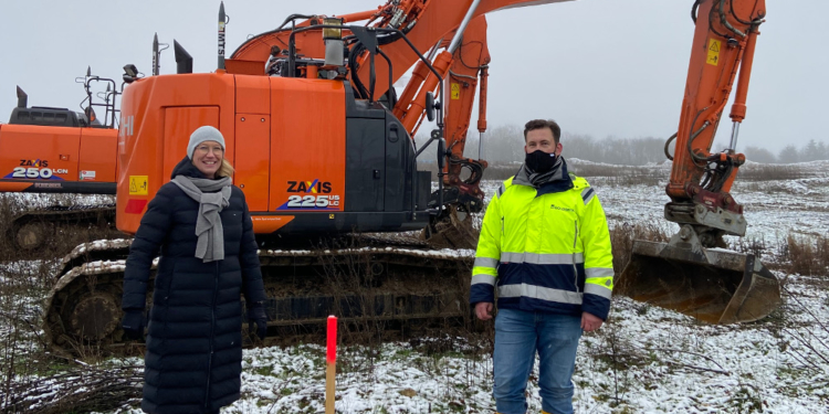 Baubeginn für neue Firmenzentrale der Vereinigte Stadtwerke GmbH