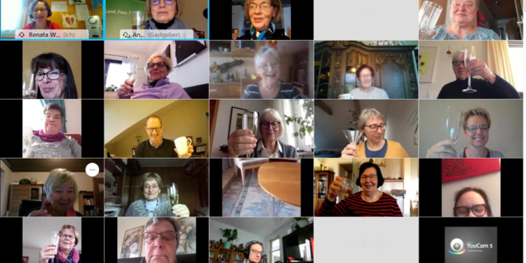Prost Neujahr – per Videokonferenz