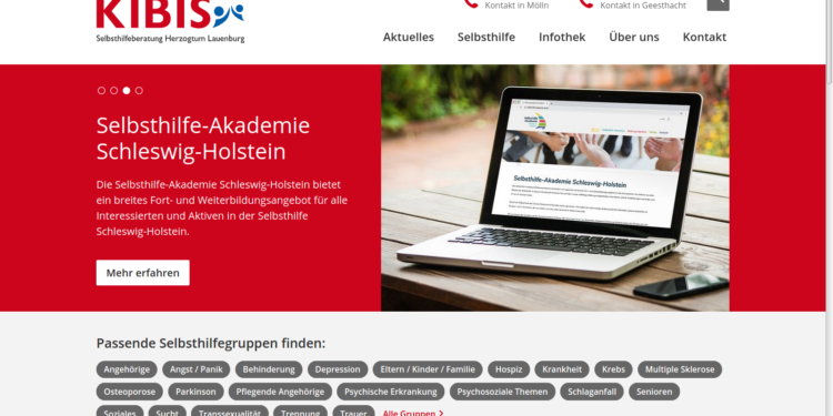 KIBIS stellt neue Selbsthilfe-Homepage für den Kreis Herzogtum Lauenburg vor