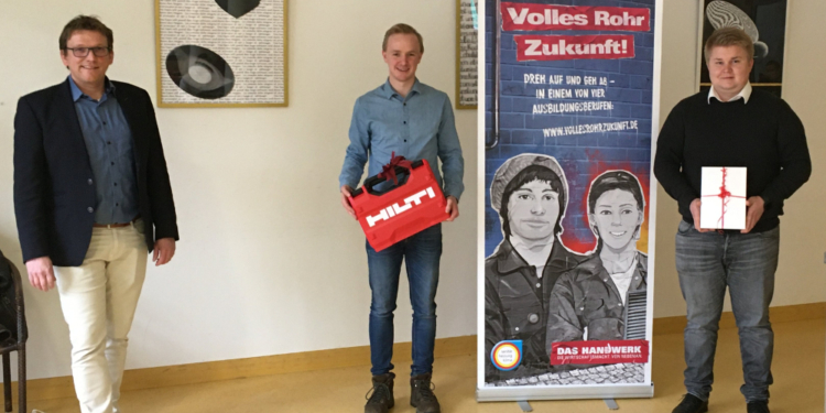 Freisprechung 2021 der Anlagenmechaniker für Sanitär-, Heizungs- und Klimatechnik