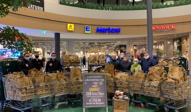 Tafel Tüten-Aktion in den EDEKA Martens Märkten