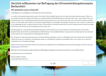Online-Befragung zur Lebensqualität in den Gemeinden des Amtes Berkenthin