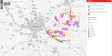 Gemeldete Covid19-Fälle, Stand 12. März