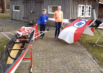 Ungewöhnliche Taufe beim Möllner Ruder-Club