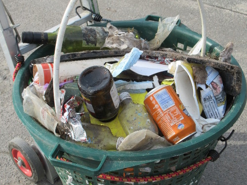 Leserbrief: 8 Kilometer – 2,5 Stunden – 7,5 kg Müll