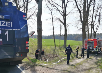 Zur richtigen Zeit am richtigen Ort! Schnelle Hilfe beim Waldbrand in Melbeck