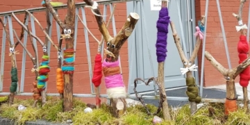 Hasen-Parade im Robert-Koch-Park