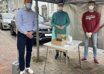 Round Table 126 Ratzeburg unterstützt Marktapotheke bei Schnelltest-Durchführung