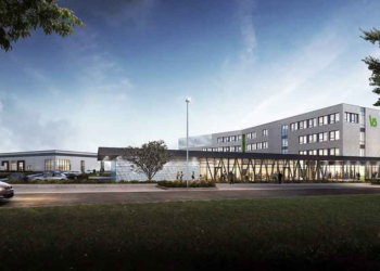 Grundsteinlegung für neue Firmenzentrale der Vereinigte Stadtwerke GmbH