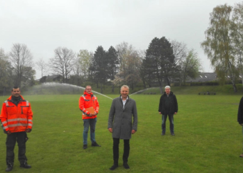 Brunnenanlage auf dem Riemannsportplatz instand gesetzt