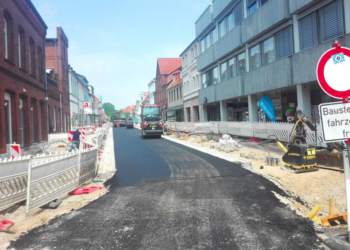 Erneuerung der Ratzeburger Domstraße macht sichtbare Fortschritte