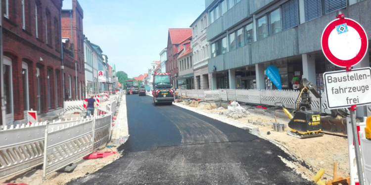 Erneuerung der Ratzeburger Domstraße macht sichtbare Fortschritte