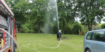 Erste Übung in Kittlitz nach sieben Monaten