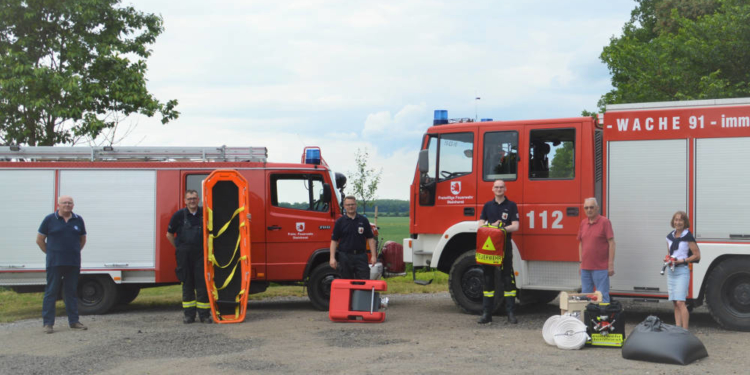 Unterstützung der Freiwilligen Feuerwehr Steinhorst durch den Förderverein