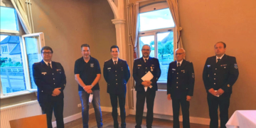 Erste Freiwillige Feuerwehr im Kreis hält Jahreshauptversammlung in Präsenz ab