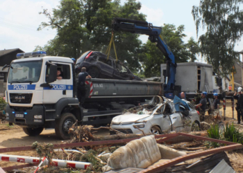 Technische Einsatzhundertschaft der Bundespolizeiabteilung Ratzeburg beendet achttägigen Hochwassereinsatz
