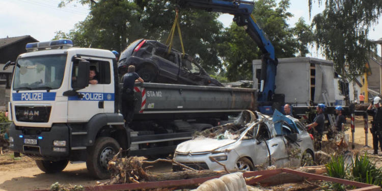 Technische Einsatzhundertschaft der Bundespolizeiabteilung Ratzeburg beendet achttägigen Hochwassereinsatz