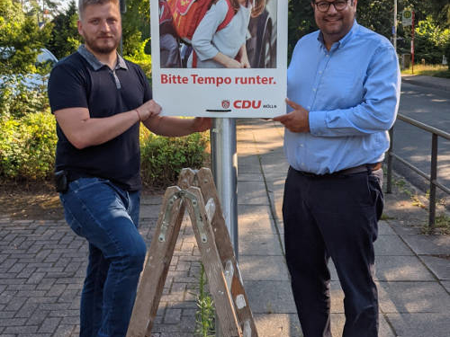 Tempo runter – CDU Herzogtum Lauenburg bittet Verkehrsteilnehmer um Rücksicht zum Schulanfang