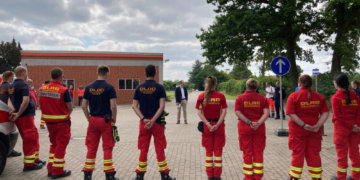 Helfer aus dem Kreis Herzogtum Lauenburg unterstützen Hochwasseropfer