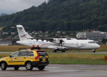 Erstflug nach Bern, die neue Destination von Lübeck Air