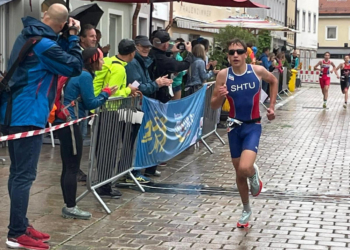 Paul Grindel gewinnt die Deutsche Triathlon-Meisterschaft in Schongau
