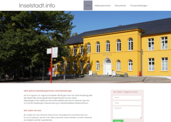 Infoportal zur Ratzeburger Bürgermeisterabwahl online