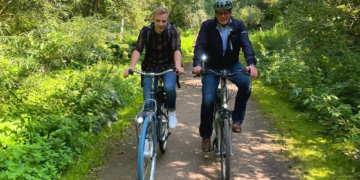 Grüne Direktkandidaten radeln am Grünen Band