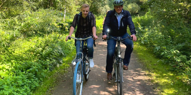 Grüne Direktkandidaten radeln am Grünen Band
