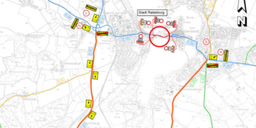 B208: Vollsperrung wegen Teilsanierung der Ortsdurchfahrt Ratzeburg