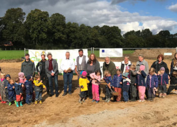 Erster Spatenstich für die Kindertagesstätte des Amtes Breitenfelde