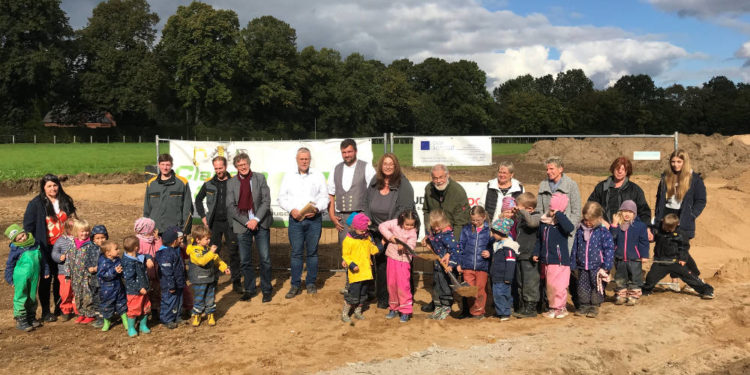 Erster Spatenstich für die Kindertagesstätte des Amtes Breitenfelde