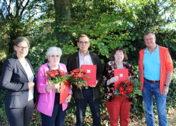Ehrungen für langjährige Parteimitgliedschaft bei der SPD Breitenfelde